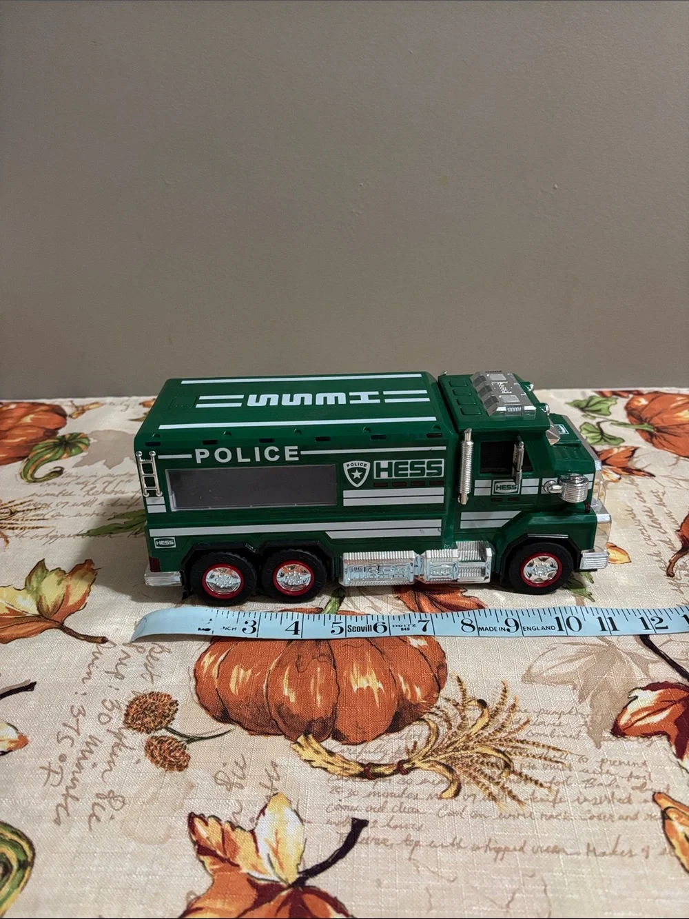 Green Police Toy Truck for Kids